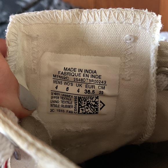 Converse All Star beige low top shoes - Picture 4 of 4